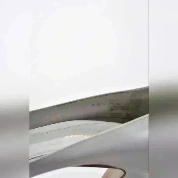 NWOB GIANVITO  ROSSI Dove Grey Smooth Calf Leather Platform Pumps 38.5 Italy - Picture 9 of 9